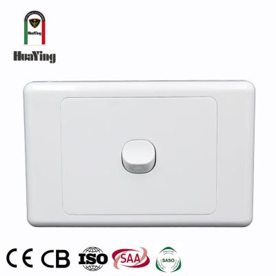 China ABS / PC Plastic 1 Strip 2 Way Switch Wall Plate Electrical Electronic Switches For Home for sale