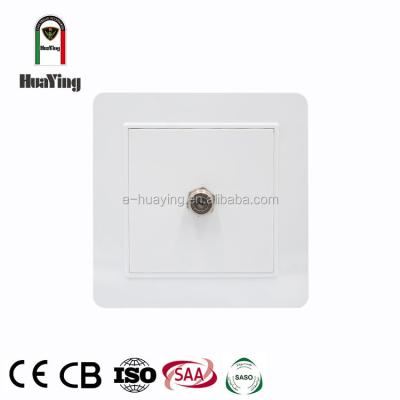 China Single Satellites Scoket Date Outlet Electrical Outlet TV And Wall Outlet Satellite Socket for sale