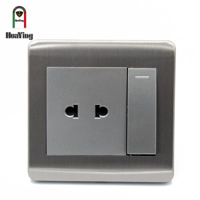 China 10A 250V 1 Strip Switch And Two Pole Ellipse Home Socket for sale