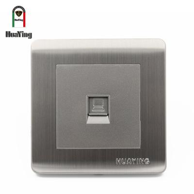 China 86*86mm CE SAA CCC ISO9001 Home Computer Data Wall Outlet Nylon Plug for sale