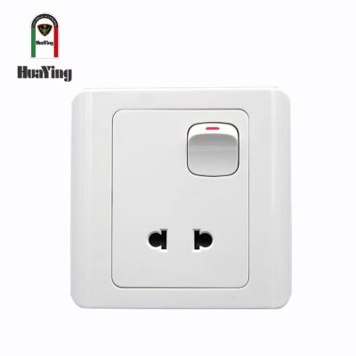 China Home Made In China New Power 1 Strip 2 Pin Plugs Outlet Electrical Sockets for sale