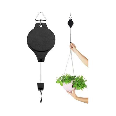 China CLASSIC Wholesale Products Easy Reach Plant Pot Hanging Plant Pulley Hook For Home Garden Decor Hanging Basket Bird Feeder for sale