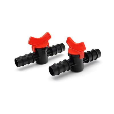 China Easily Install Garden Supplies 16mm 0.5inch Agriculture Irrigation Valve 1/2 Inch Shut Off Valve For Garden Hydroponic Sprinkler System for sale