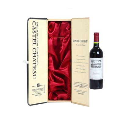 China Handmade Wholesale Customized Rigid Folding Wine Set Plain Gift Box Paper Packing Boxes For Sale for sale