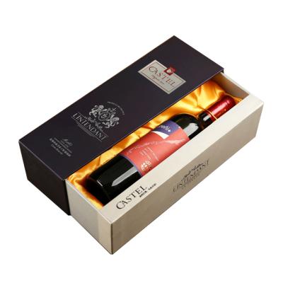 China Customized high quality luxury handmade cardboard wine glass gift box for sale for sale