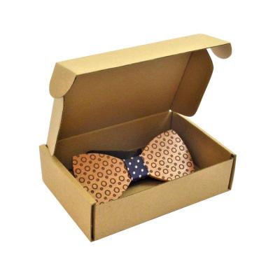 China Eco-Friendly Materials Custom Printed Recycled Paper Box Men's Tie Sets Gift Box Bow Tie Clip Package Box for sale