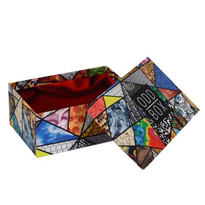 China High qulity handmade paper craft boxes custom packaging lid off cover box for craft for sale