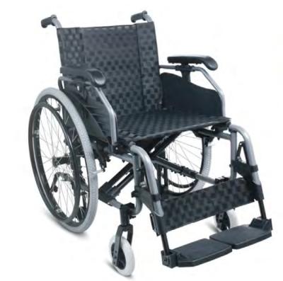 China Customized Manual Wheelchair Folding Self Push Aluminum Manual Wheelchair for sale