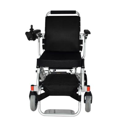 China Modern Lightweight Electric Wheelchair Portable Aluminum Folded Frame for sale