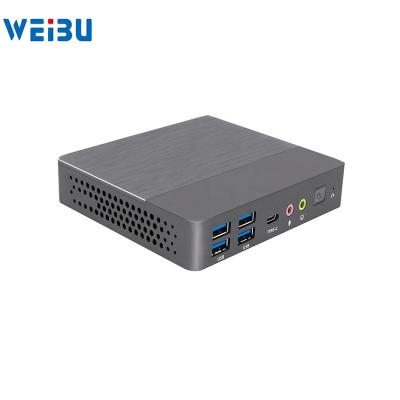 China Cloud Virtualization Weibu Intel Apollo J3455 Quad Core LPDDR3 Windows10 Mini Computer Fanless Box Desktop HTPC NUC for sale