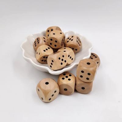 China Custom Games Wooden Dots Dies Cut Black Dot Dies Hot Stamping Wholesale Bulk Wooden Dots for sale