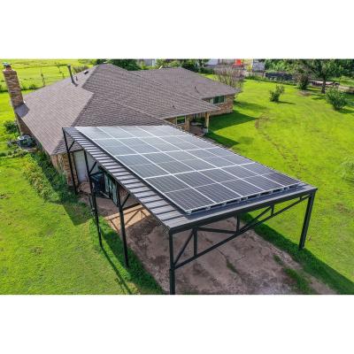 China AL6005-T5; SUS 304 Solar Panel Parking Lot Modern Designs Solar Powered Products Mounting Solar Parking Lot One Side for sale