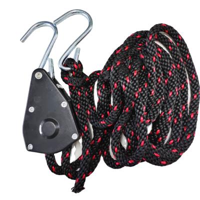 China Adjustable PE/PP 1/8 Ratchet Hanger Different Size Rope Tensioner Tie Downs for sale