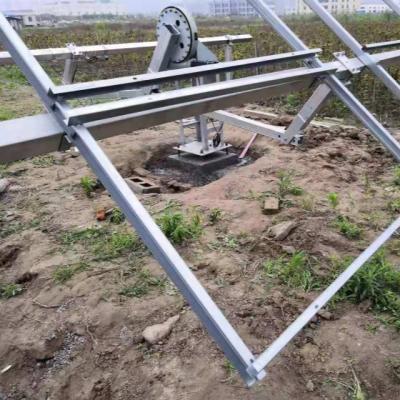 China Steel automatic Q355B suntracker dual single axis solar tracking mounting system for sale