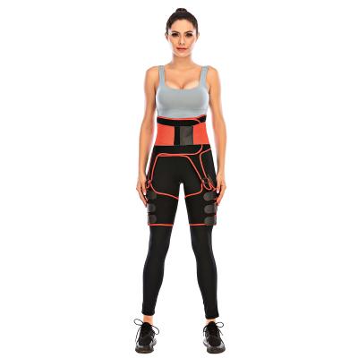 China New Design Fitness Belt Body Shaper Adjustable Thigh Gum Belly Exerciser Wrap Trimmer Compression Band Slimmer Adjustable Waist Trainer for sale