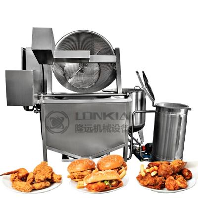 China Hotels Industrial French Fries Fryer Equipment Batch Deep Fryer Te koop