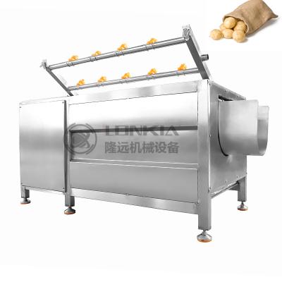 China High Efficiency Small Vegetable Washing Machine Commercial Potato Peeling Machine Yam Washing And Peeling Machine for sale