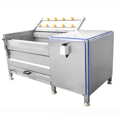 China 2021 LONKIA Root Vegetable Peeling Machine Sweet Potato Washing And Peeling Machine Sweep Cleaning Peeling Machine for sale