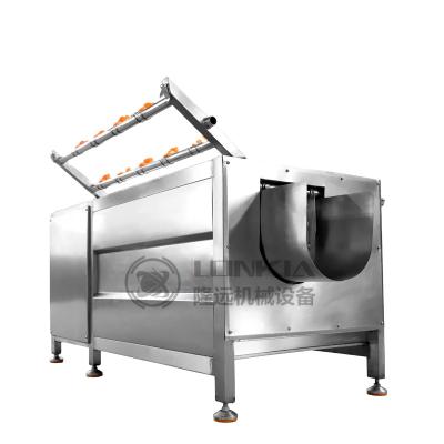 China root and joint vegetable factory potato peeling and washing machine cassava peeler for sale