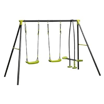 China XIUNAN XNS008 Modern hot sales 3500*1380*1800mm metal and plastic wearable and strong child swing for playground kIids slide for sale