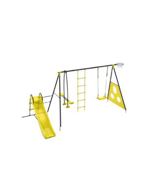 China XIUNAN XNS019 Modern Multi-Functional Pleasant Wood Plastic Double Swing Set Swing Toy Swing Child Outdoor Playground for sale