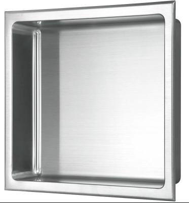 China Modern 18gauge stainless steel niche bathroom shower niche 12x12 for sale