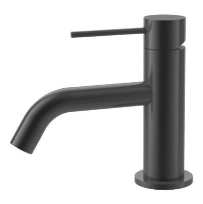 China Black Cheap Metered Faucets 304 Stainless Steel Mixer Tap Basin Faucet For Bathroom for sale