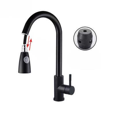 China Wholesale SS304 Cheap Black Metered Basin Faucet Cold And Hot Faucets Faucet for sale