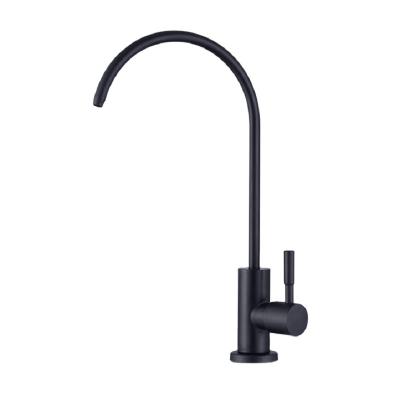 China Sense Faucets Black Stainless Steel Faucet Water Tap Purifier Cold Water Faucet for sale