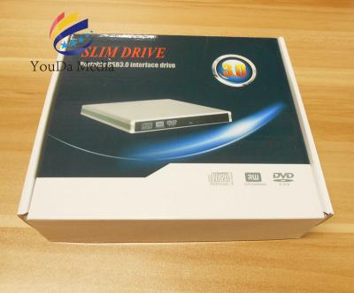 China Slanke USB-dvd-ROM van de de aandrijvingssteun van de blustraal lees-schrijf externe, cd-RW, DVD RW Te koop