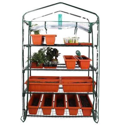 China 4 Tier Sustainable Garden Collapsible Greenhouse Folding Smart System for sale