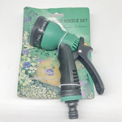 China Variable Flow Control High Quality 7 Models Spray Water Gun Nozzle Car Washer ABS Hand Sprayer Garden Hose High Pressure Spray Nozzle for sale