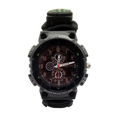 China Hot Selling Multifunctional Military Watch Compass Multifunction Survival Sports Watches for sale