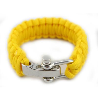 China CLASSIC Paracord Survival U Shape Buckle Bracelet, Multifunctional Customizable Trendy Bracelet, Multicolor Outdoor Couples Bracelets for sale