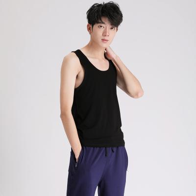 China New QUICK DRY summer men's fashion sports fitness invest simple loose solid color men's sleeveless T-shirt for sale