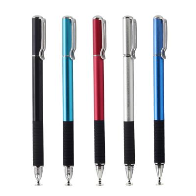 China Mobile Phone Multi Color 2 In 1 General Mobile Phone Tablet Metal Touch Pen Stylus Pen for sale