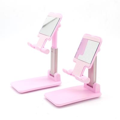 China Adjustable Universal Portable Foldable Angle Mobile Phone Desktop Metal Mobile Phone Holder Stand for sale