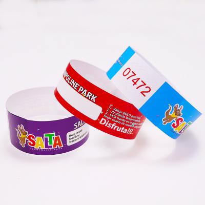 China Printable China Tyvek Wristband Wristbands Event Paper For Adult And Kids Promotion People Art Yoya 1000pcs Per Design CMYK Printed for sale