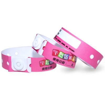 China Folk Art Best Quality Customize Any Color PVC Wristbands Festival Event Wristband for sale