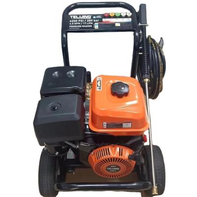 China 4200psi/289bar 4 Stroke Triplex Pump High Pressure Car Cleaner Machine for Gasoline for sale