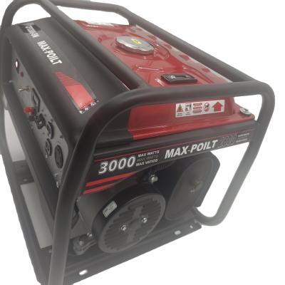 China OEM Silent Portable Power Generator with Electrical Start Max Power 3.2 KW 725*550*620mm for sale