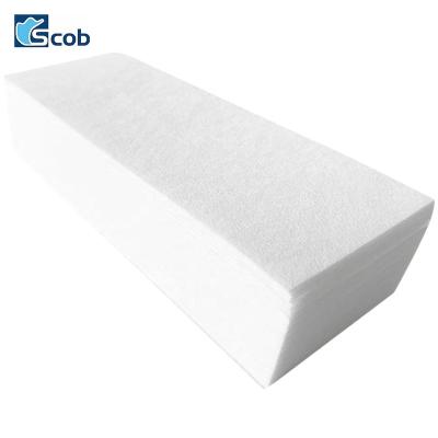 China Viable Customized Disposable Depilatory Wax Strips Hair Removal Wax Paper For Face And Body for sale