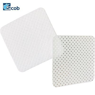 China Sustainable Customized Disposable Manicure Tool Cleaning Scrub Nail Cloths for sale