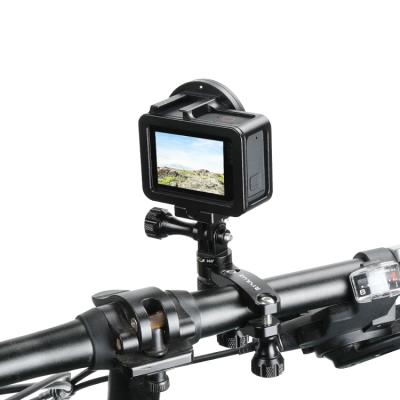 China 360 Degree Rotation 360 Degree Rotating Bike Handlebar Action Camera Mount Good Quality Aluminum Bracket for sale