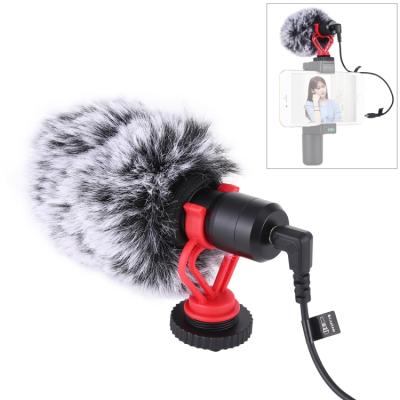 China Handheld Professional Microphone PULUZ Interview Shotgun Microphone with 3.5mm Audio Cable for sale