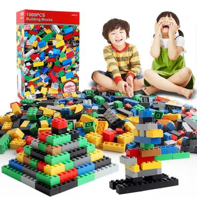 China Non-toxic And Smooth Wholesale Kids Toy Block 1000 In 1 Intelligent Toys DIY Building Blocks ABS Plastic Material for sale