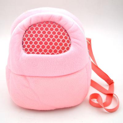 China Portable Pet Backpack Stocked Hamster Take Out Bag Squirrel Demon King Hedgehog Warm Sleeping Bag for sale