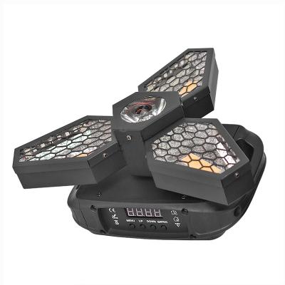 China Stage RGBW 3in1 4in1 infinite rotating maple leaf retro pixel Dmx Retro concert Background led Strobe triangle retro light for sale