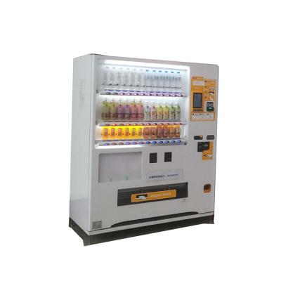 China Serpentine Cold Drink Vending Machine With 32 Inch Screen Vending Machine For Small Product for sale