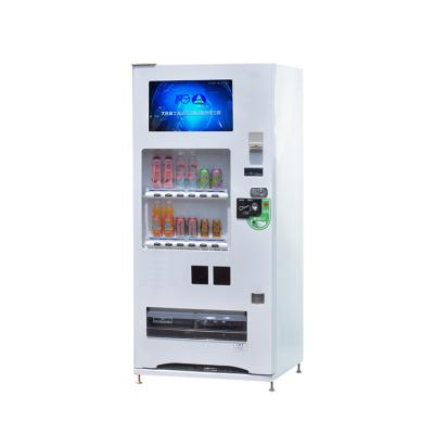 China Serpentine Cold Drink Vending Machine with 32 inch screen vending beverage machine for small product for sale